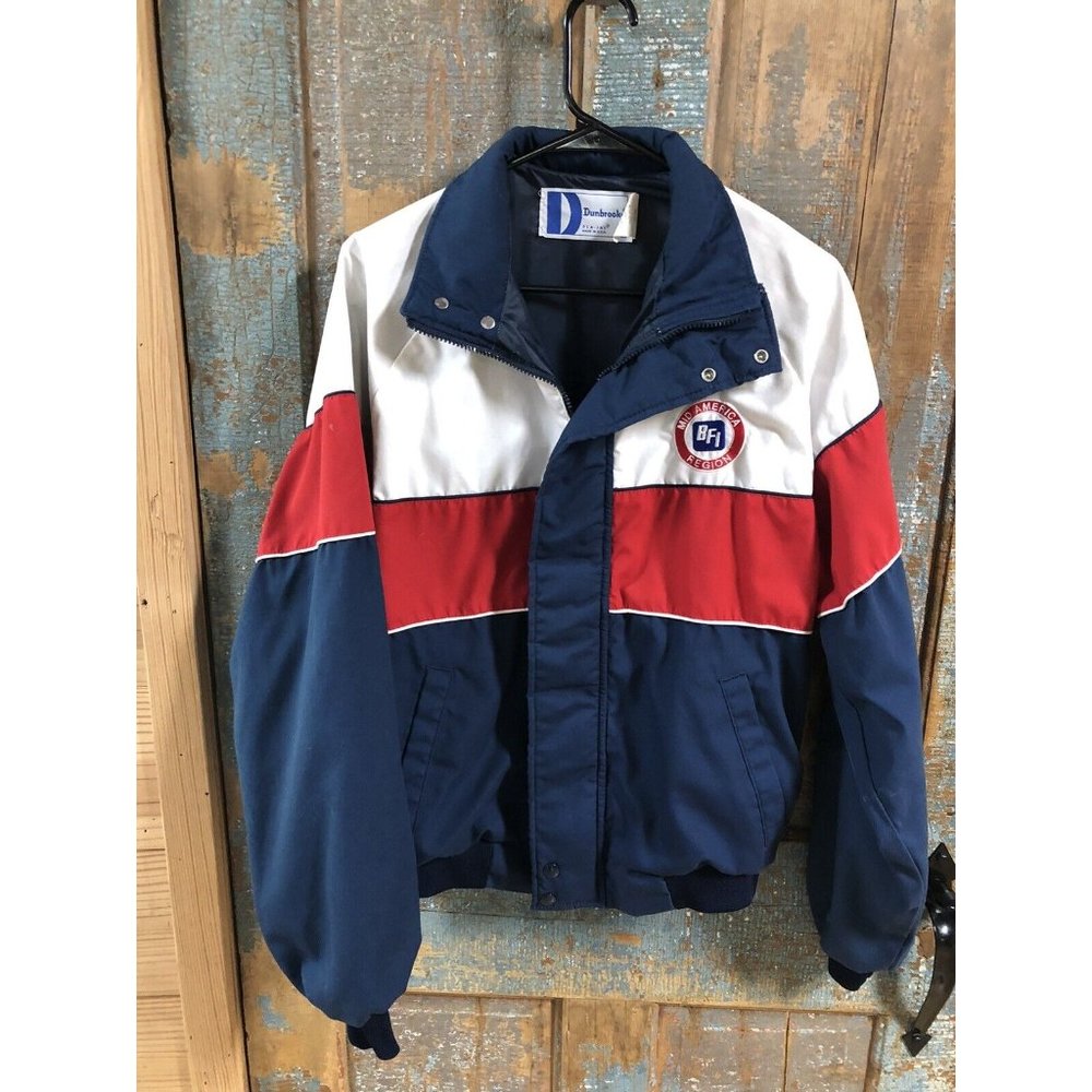 Vintage 90'S Dunbrooke coach jacket, made in the USA, men's size XL Nylon black type Vintage Second Hand